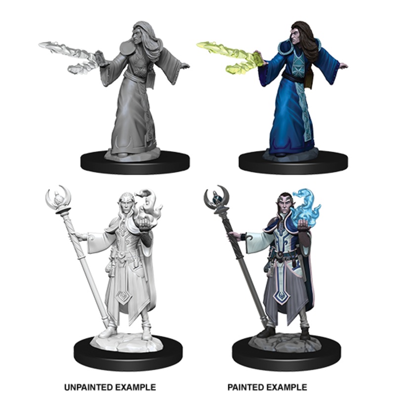 Dungeons & Dragons Nolzur's Marvelous Unpainted Miniatures: W09 Elf Wizard Male