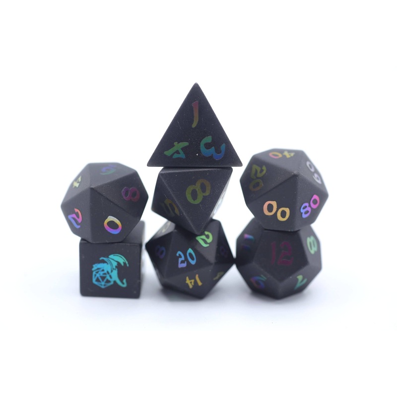 Gemstone Black Magic Dice set