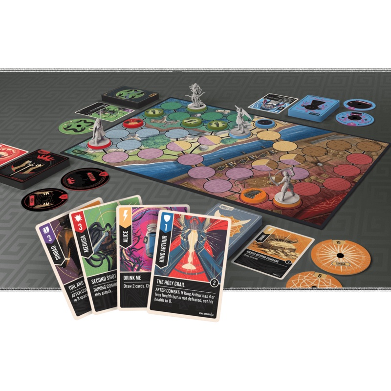 Unmatched: Battle of Legends Vol 1 King Arthur, Alice, Medusa, Sinbad