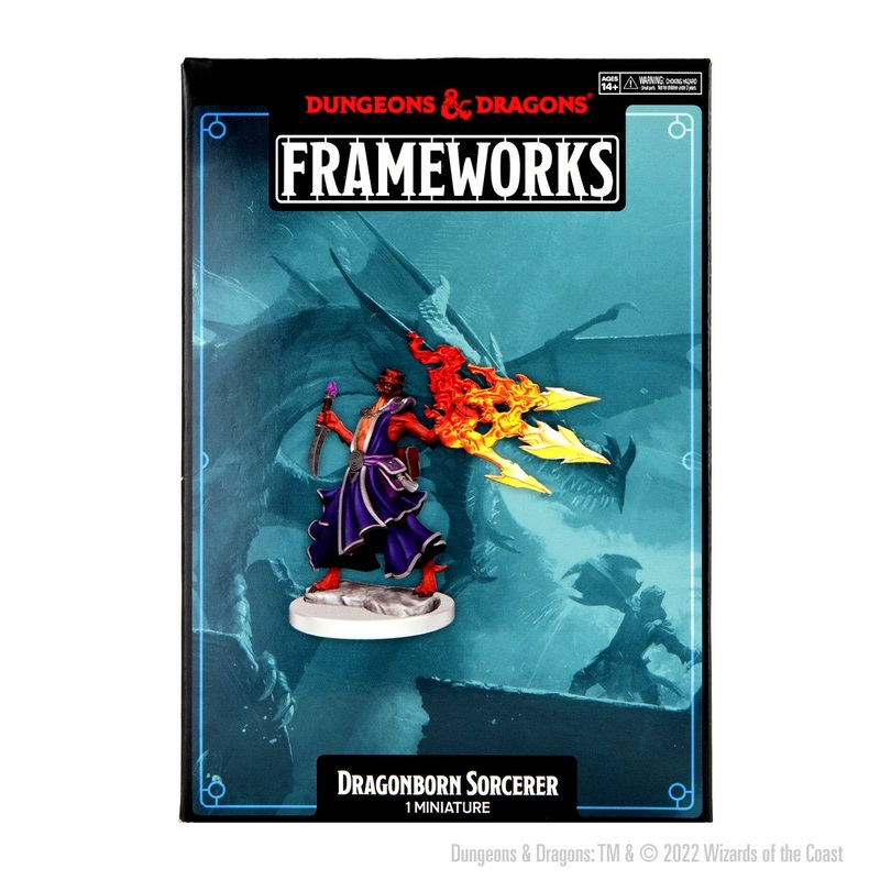 Dungeons & Dragons Frameworks: W01 Dragonborn Sorcerer Female
