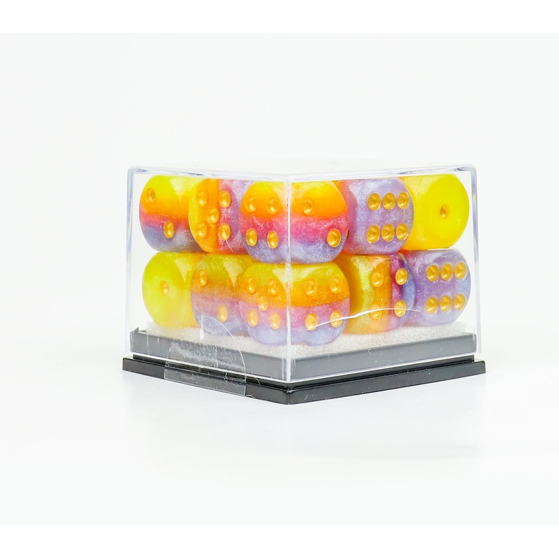 12mm Tahitian Sunset d6 Dice Set