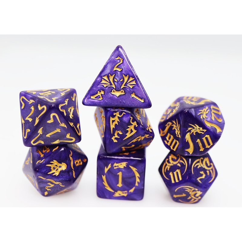 Drake's Flight: Enchanting RPG Dice Set