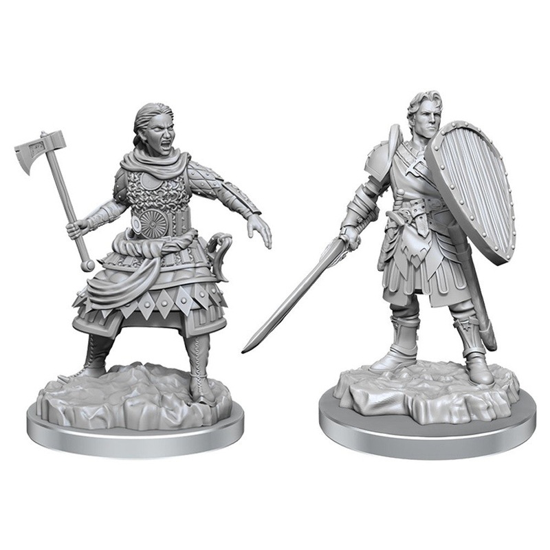 Dungeons & Dragons - Nolzur's Marvelous Unpainted Minis: W21 Human FIghters