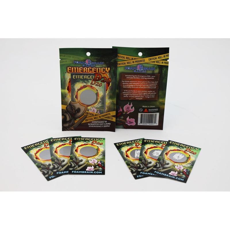 Emergency D20 (Package of 10 Cards)