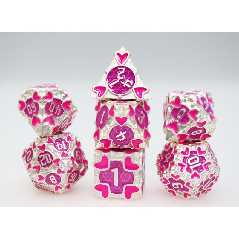Erotes' Arrow: Hedylogos - Metal RPG Dice Set