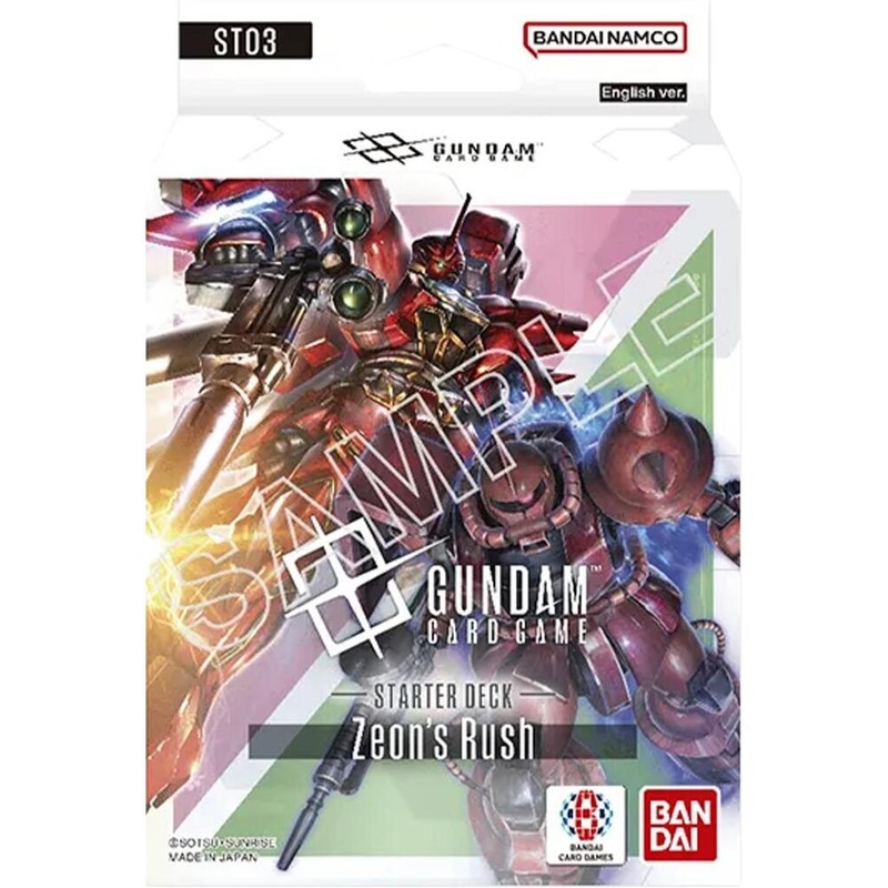 Gundam Card Game - Starter Deck 03: Zeon's Rush (ST03)