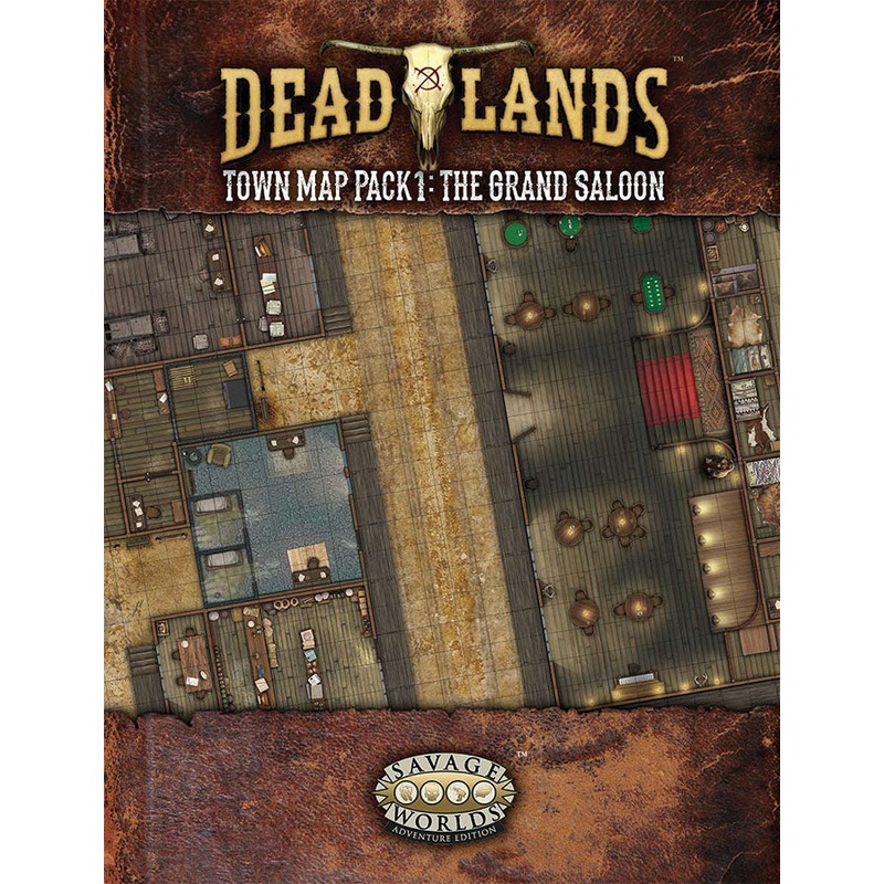 Savage Worlds RPG: Deadlands - Map Pack 1 Grand Saloon