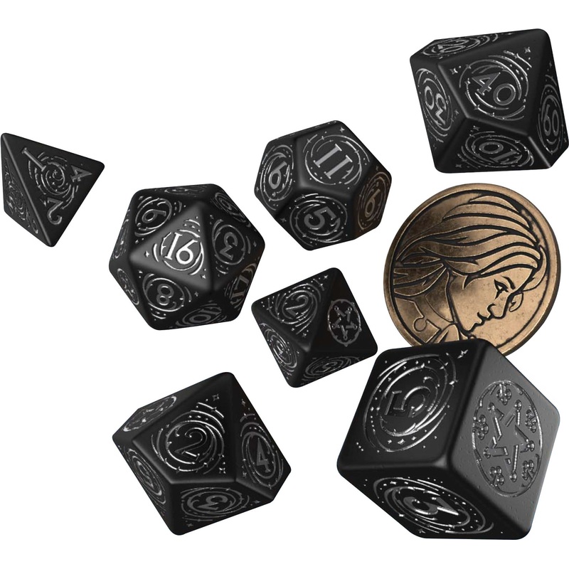 The Witcher Dice Set: Yennefer - The Obsidian Star (7 + coin)