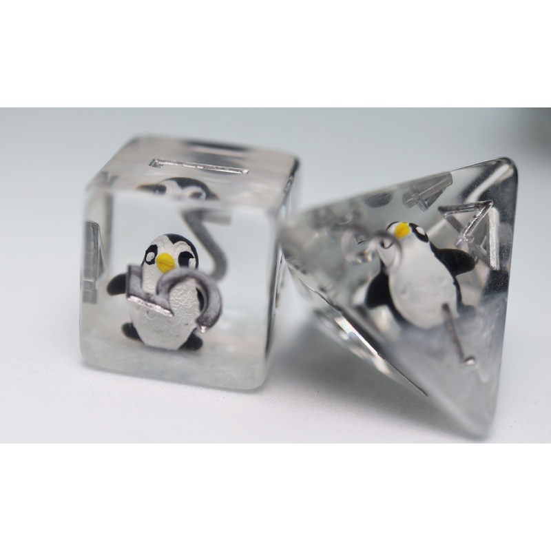 Baby Penguin RPG Dice Set