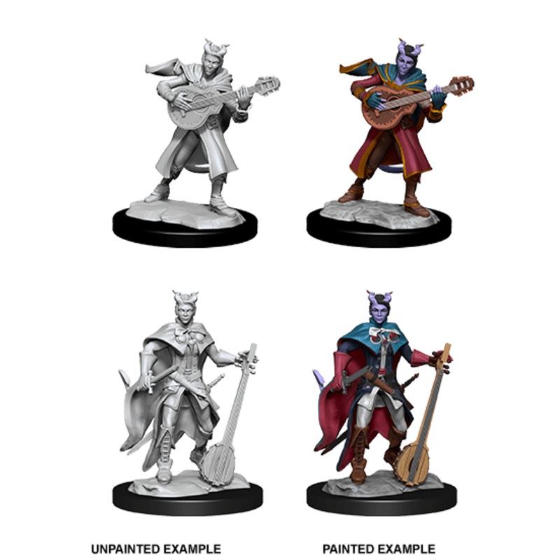Dungeons & Dragons Nolzur's Marvelous Unpainted Miniatures: W14 Tiefling Bard Female