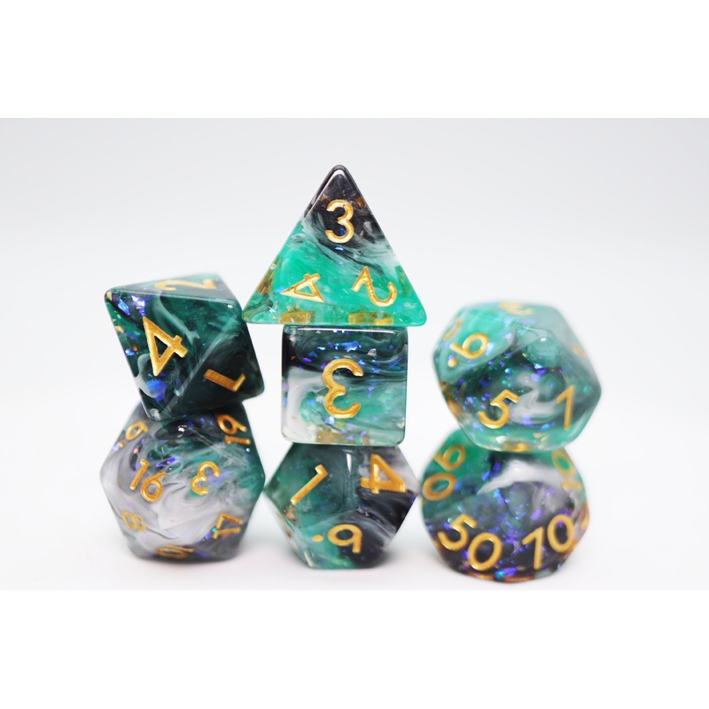 Forest Fog RPG Dice Set