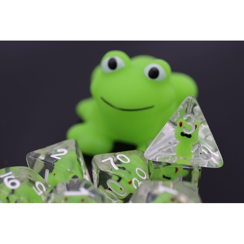 Frog RPG Dice Set