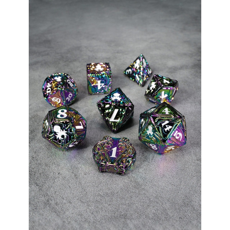 Kraken's Reach 8 pc TTRPG Dice Set