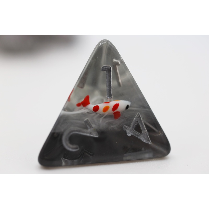 Misty Water Koi RPG Dice Set
