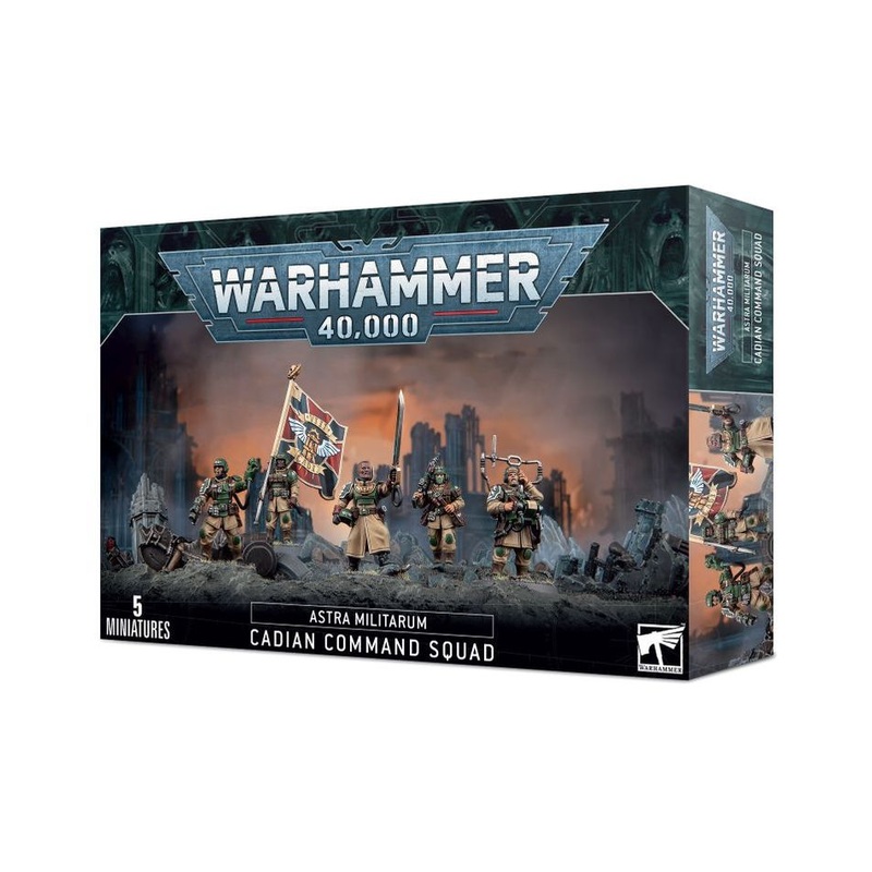 Warhammer 40k Astra Militarum Cadian Command Squad