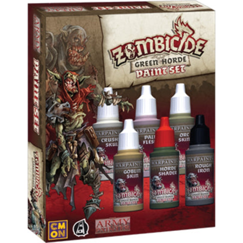 Warpaints: Zombicide Black Plague Green Horde Paint Set