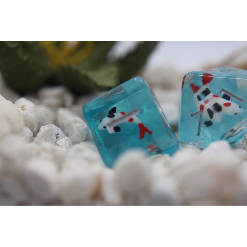 Water Garden Koi RPG Dice Set