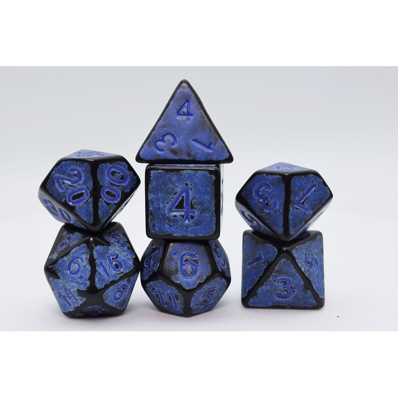 Timeworn Blue RPG Dice Set