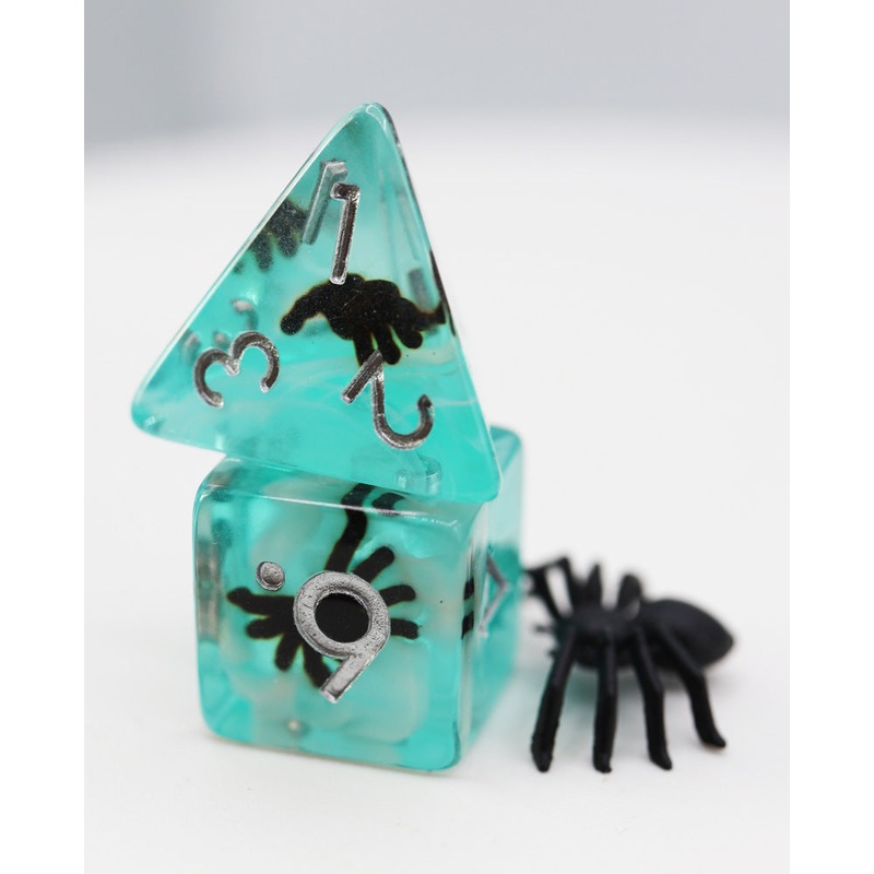 Blue Tarantula RPG Dice Set