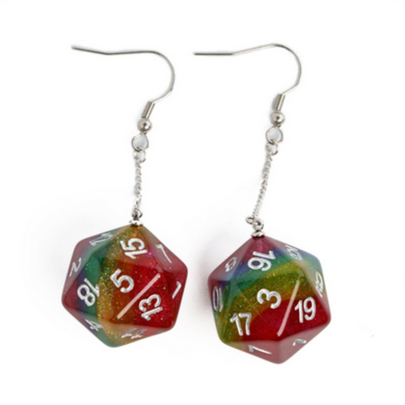 Foam Brain Games Drop Earrings
