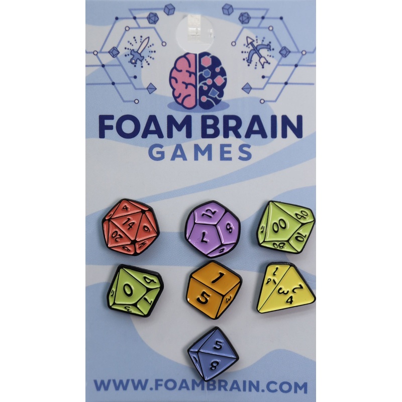Foam Brain Games - Mini Pins: Dice Set