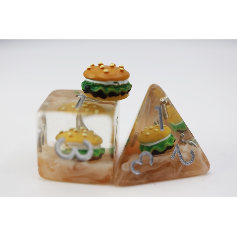 Hamburger RPG Dice Set