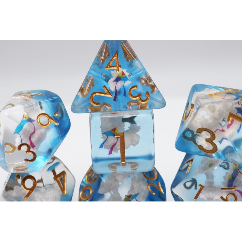 Kite & Clouds RPG Dice Set