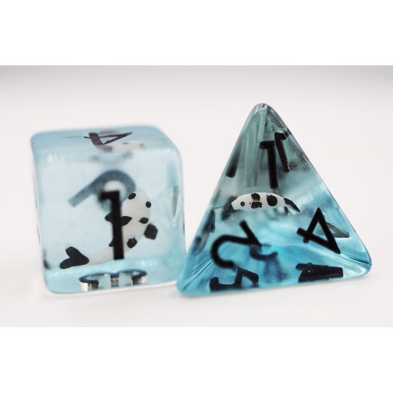 Lucky Koi Fish RPG Dice Set