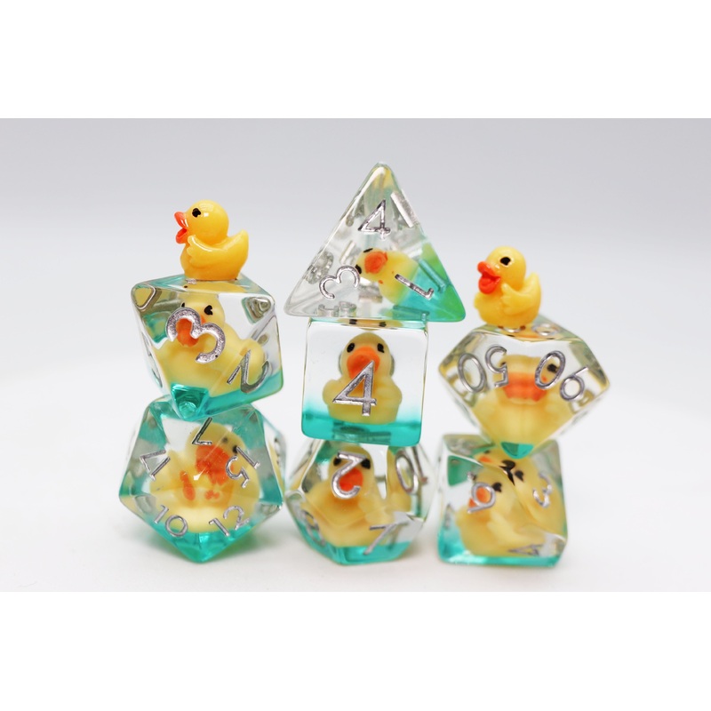 Rubber Duckie RPG Dice Set