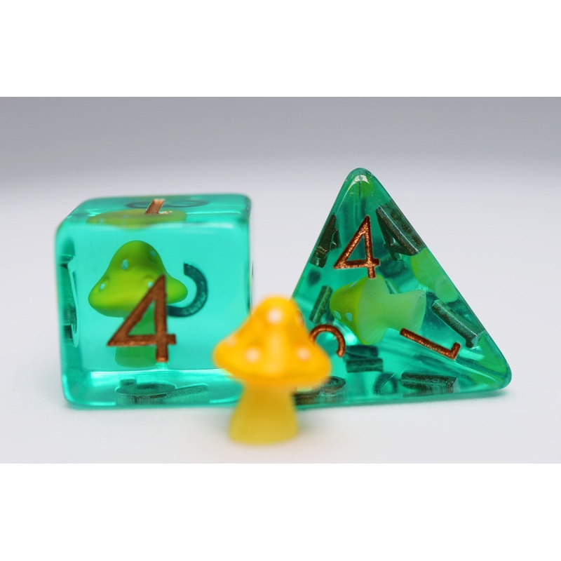 Yellow Mushroom RPG Dice Set