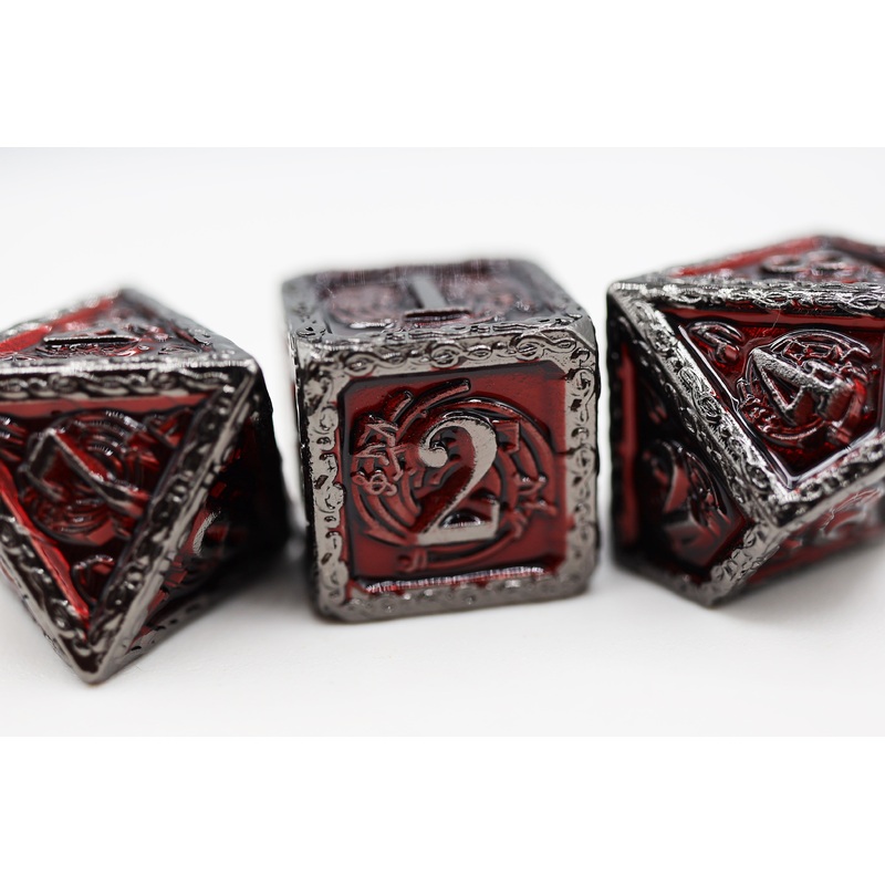 Bardic Song: Mezzo - Metal RPG Dice Set