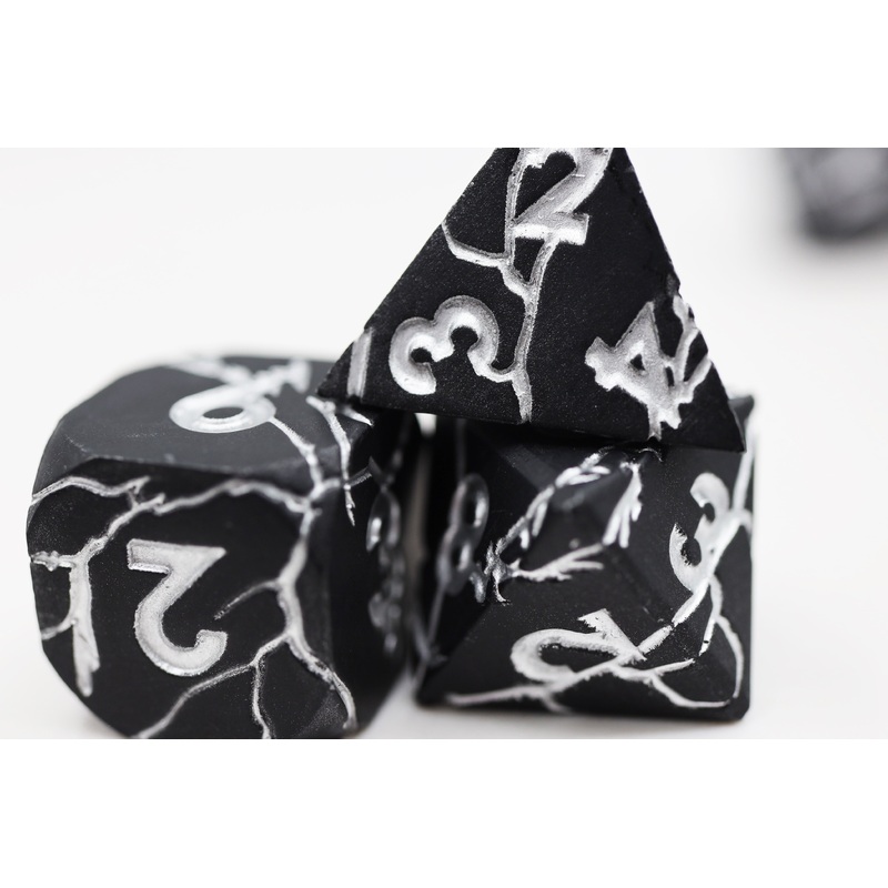 Black Quarry - Metal RPG Dice Set