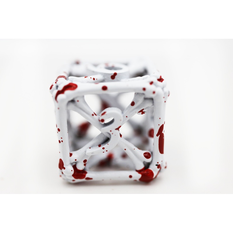 Blood Bones - Hollow Metal RPG Dice Set