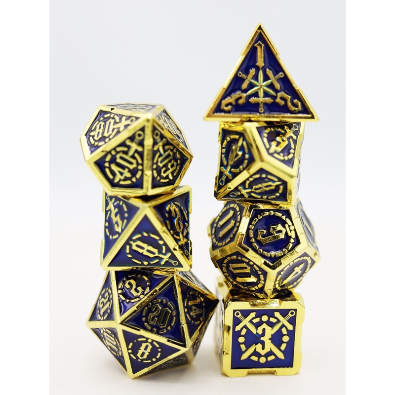 Crossed Swords: Deep Sea Sword - Metal RPG Dice Set