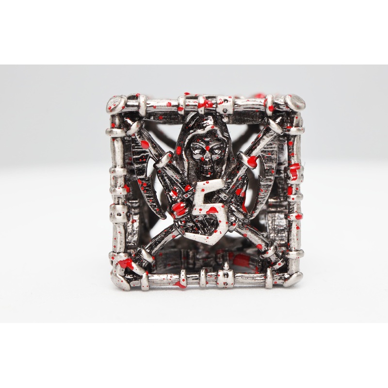 Grim Scythe: Sanguine - Metal RPG Dice Set