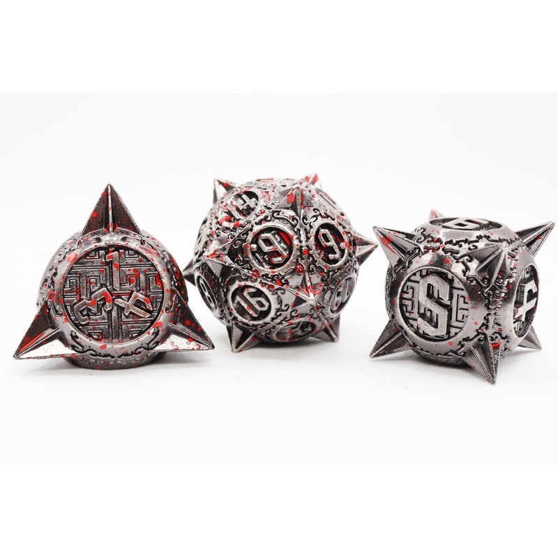 Meteor Storm: Abandoned Station - Metal RPG Dice Set