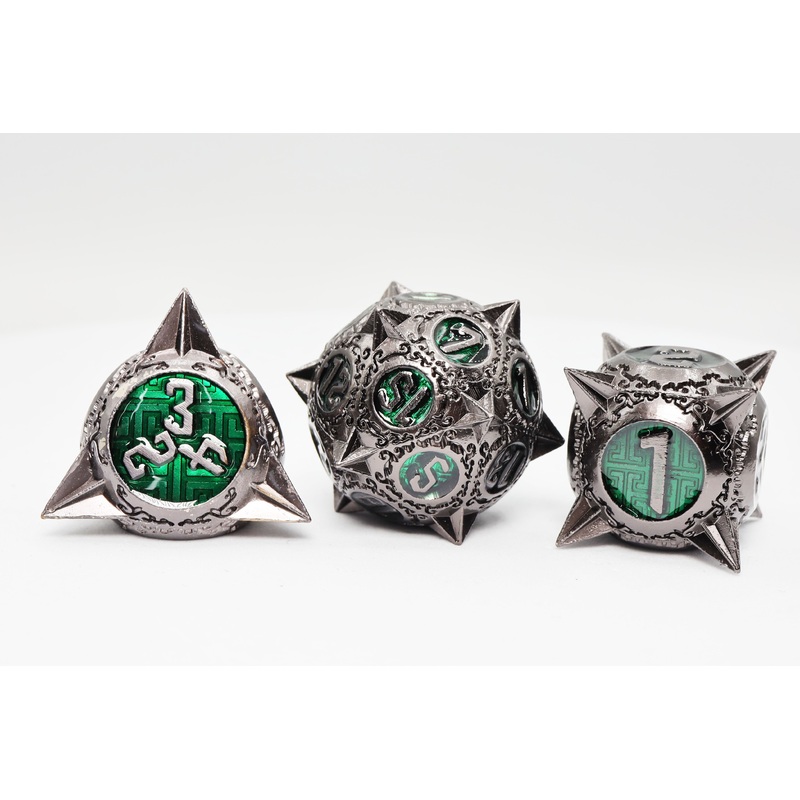 Meteor Storm: Hunter's Moon - Metal RPG Dice Set
