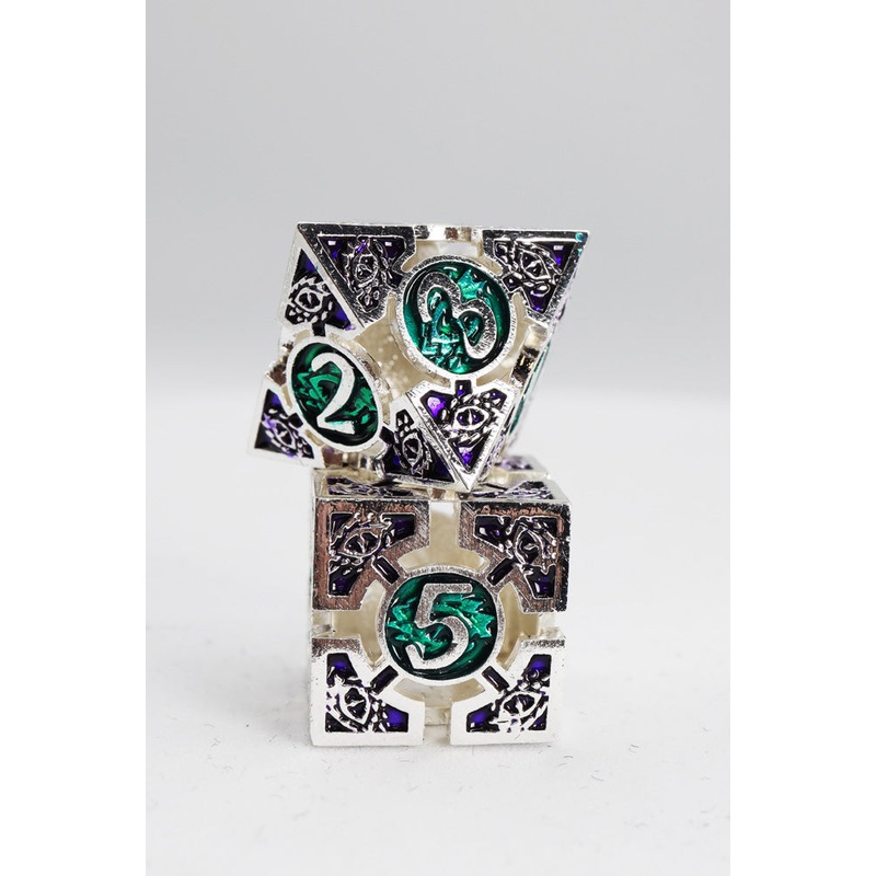 Oculus: Angelic - Metal RPG Dice Set