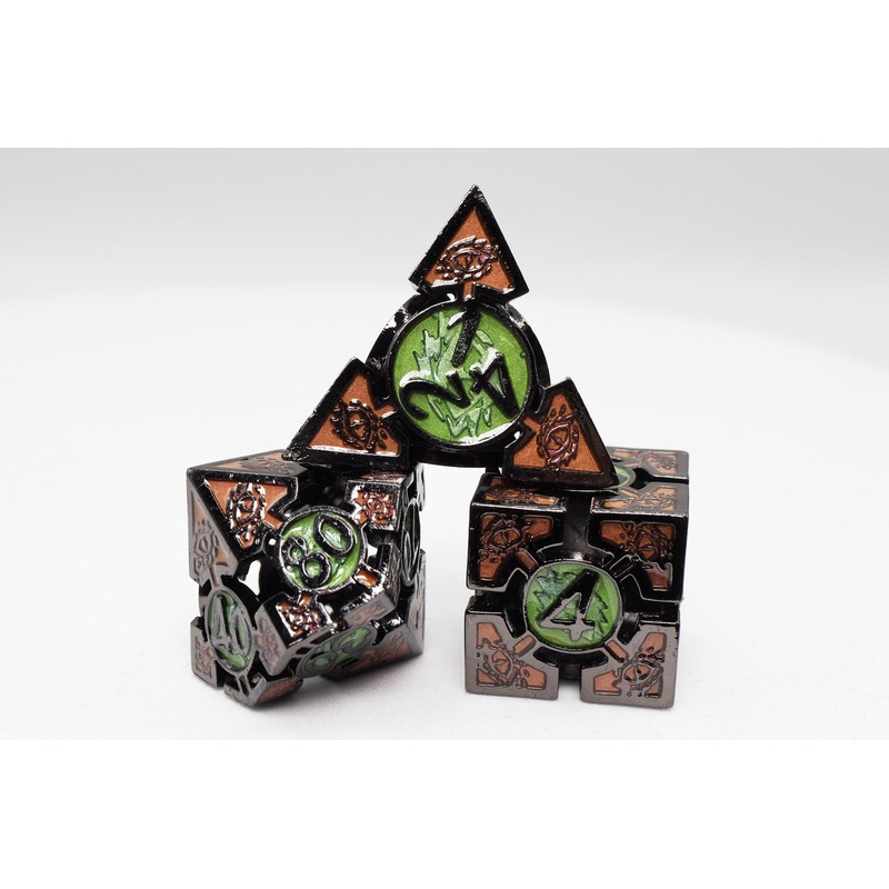 Oculus: Mesmerizing - Metal RPG Dice Set