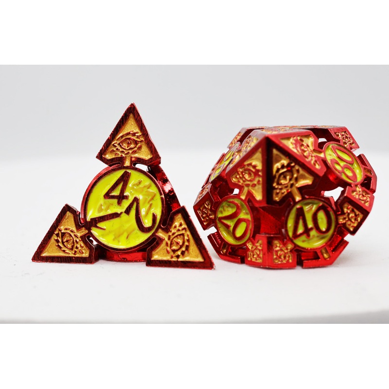 Oculus: Wide Awake - Metal RPG Dice Set