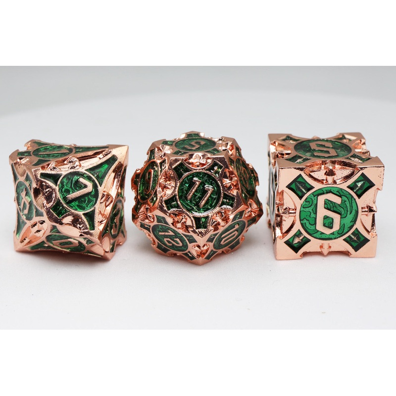 Quiver of Arrows: Jungle Arrow - Metal RPG Dice Set
