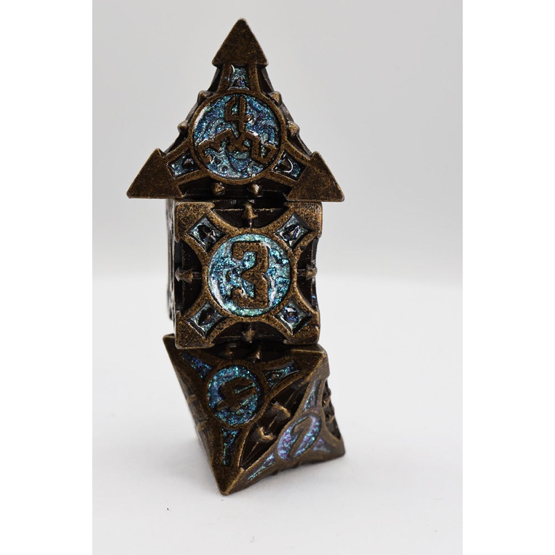 Quiver of Arrows: Night Sky Arrow - Metal RPG Dice Set