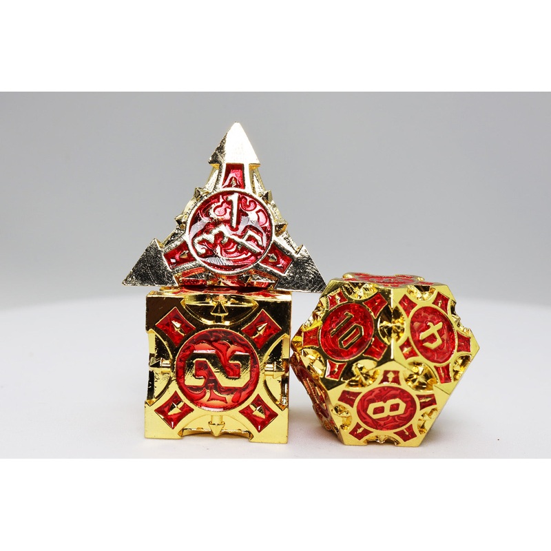Quiver of Arrows: Royal Ruby Arrow - Metal RPG Dice Set