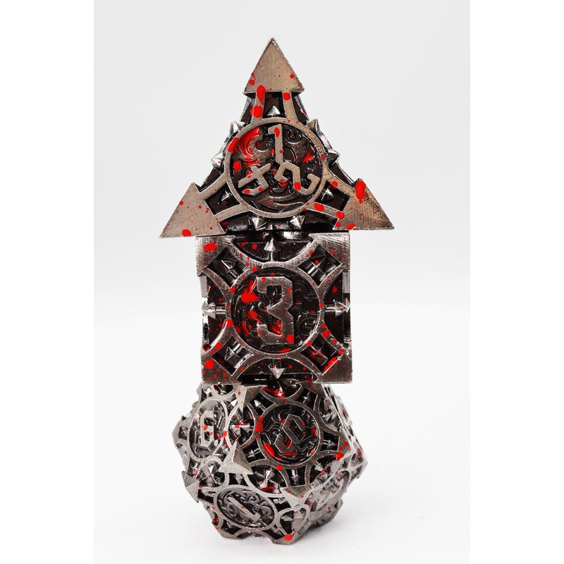 Quiver of Arrows: Vampiric Arrow - Metal RPG Dice Set