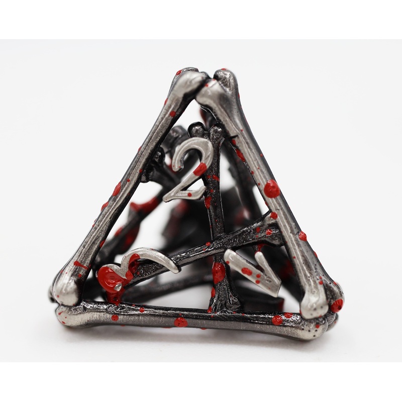 Vampire Bones - Hollow Metal RPG Dice Set