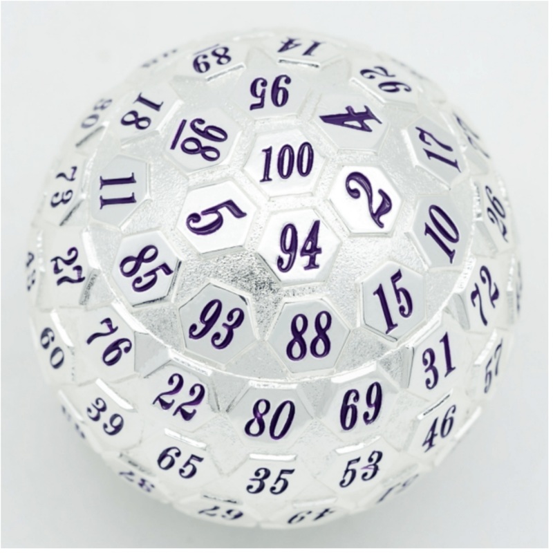45mm Metal D100 - Platinum with Purple