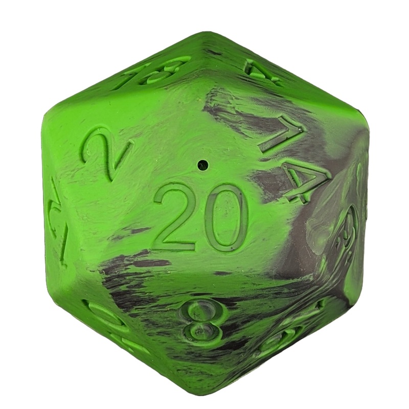 Barbarian Strength Dog D20: Green