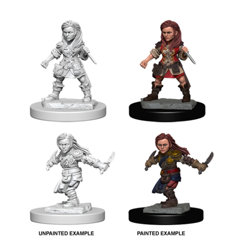 Dungeons & Dragons Nolzur's Marvelous Unpainted Miniatures: W01 Halfling Female Rogue