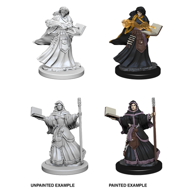 Dungeons & Dragons: Nolzur's Marvelous Unpainted Miniatures - W01 Human Female Wizard