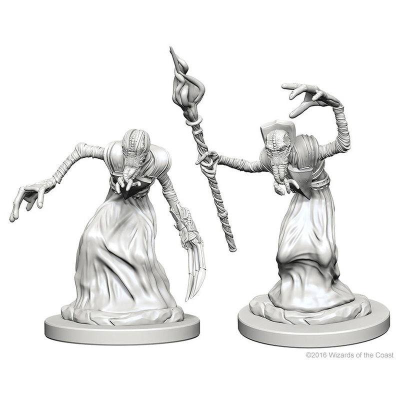 Dungeons & Dragons Nolzur's Marvelous Unpainted Miniatures: W01 Mindflayers